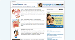 Desktop Screenshot of dentalsense.net