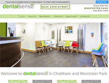 Tablet Screenshot of dentalsense.co.uk